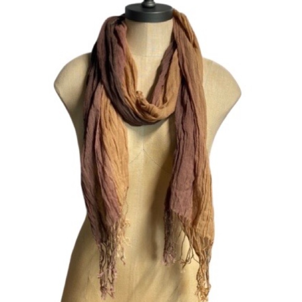OMBRÉ BROWN SCARF UNBRANDED